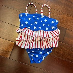 Patriotic baby swim suit